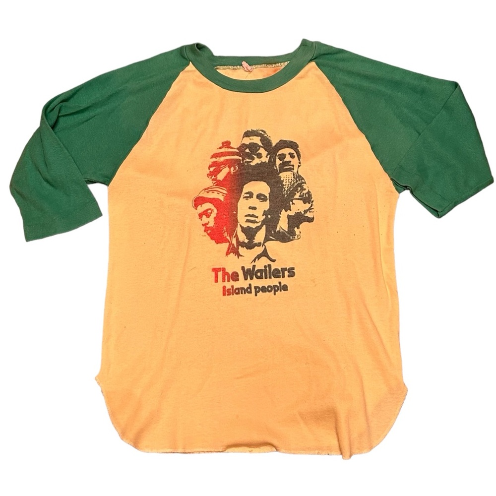 Rare Authentic Bob Marley and the Wailers original concert tshirt island people